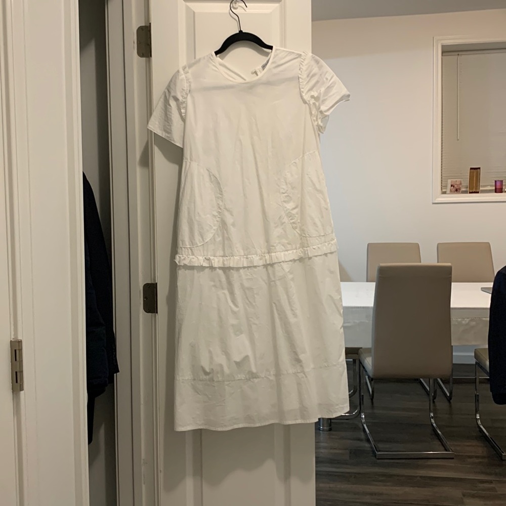 Morgane Le Fay white dress